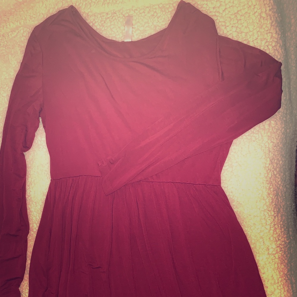 Women’s M Red Fit and Flare Dress
